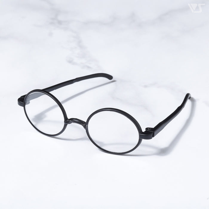 01 - ROUND - Matte Black Glasses