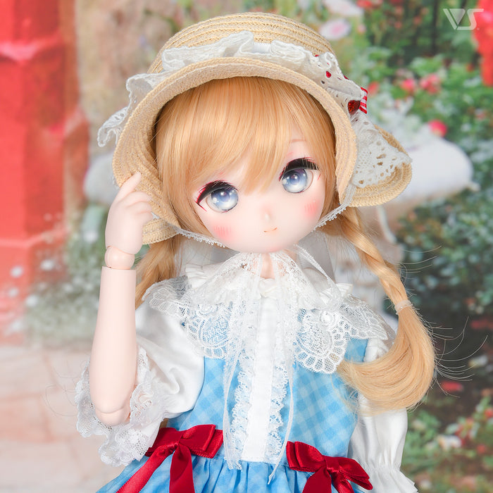 Bergere Hat (Beige / White Ribbon)