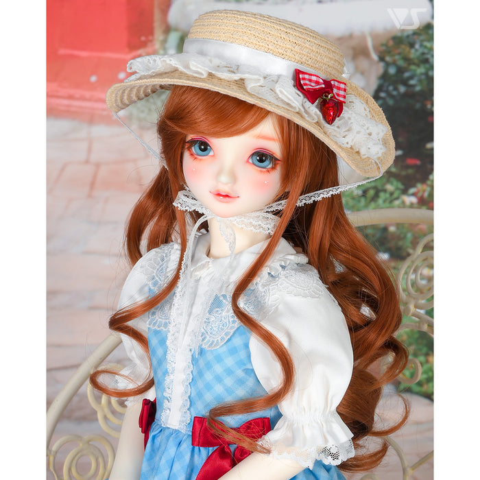 Bergere Hat (Beige / White Ribbon)