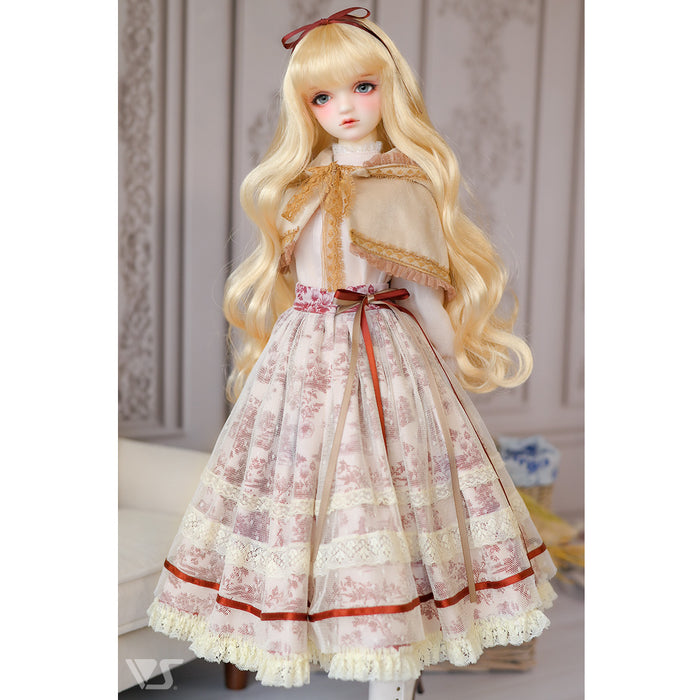 Wrap Skirt (Toile de Jouy / Red)