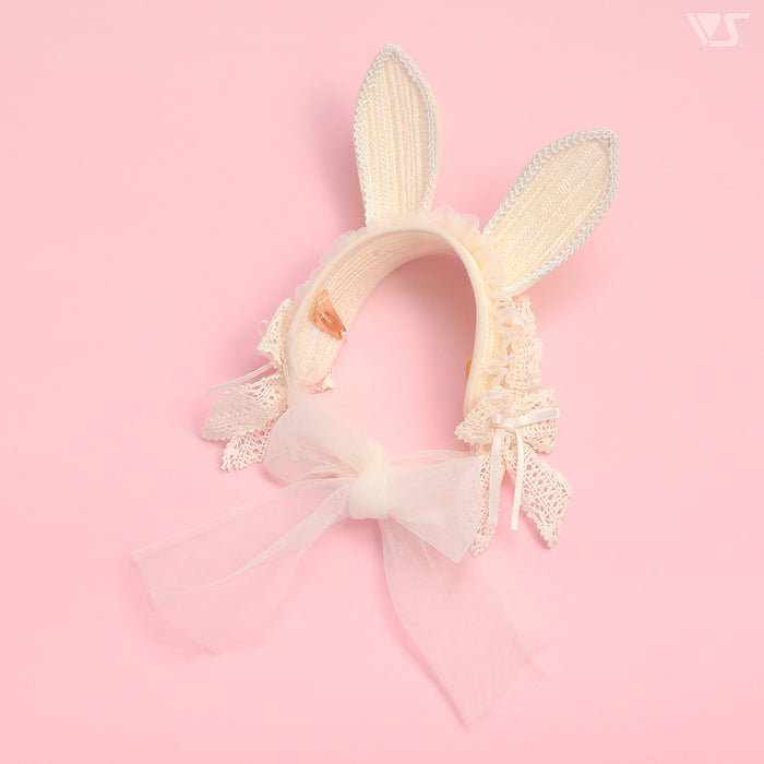 Bunny Ears Headdress (Ecru)