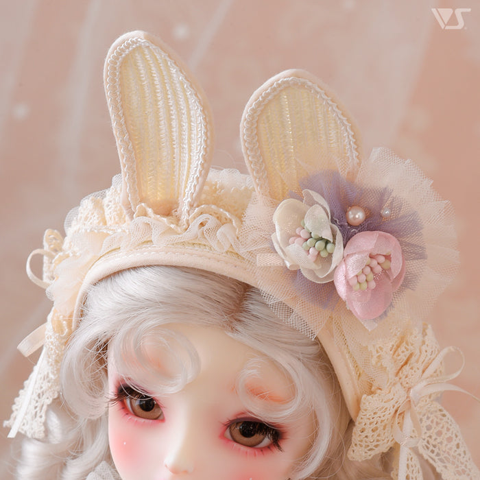 Bunny Ears Headdress (Ecru)
