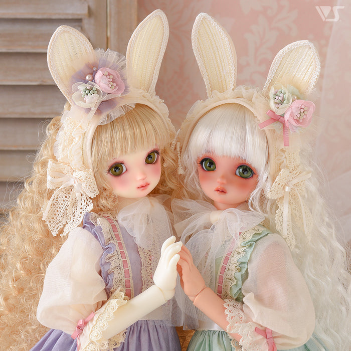 Bunny Ears Headdress (Ecru)
