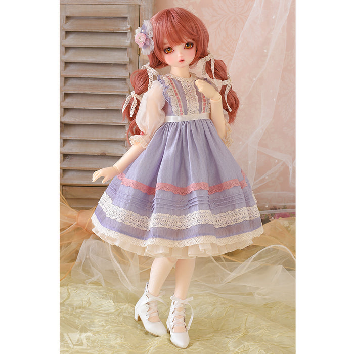 Organdy Pompon Skirt (Ecru)