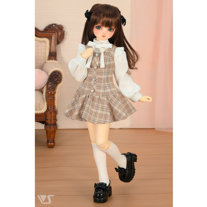 Plaid Dress Set / Mini (Mocha)