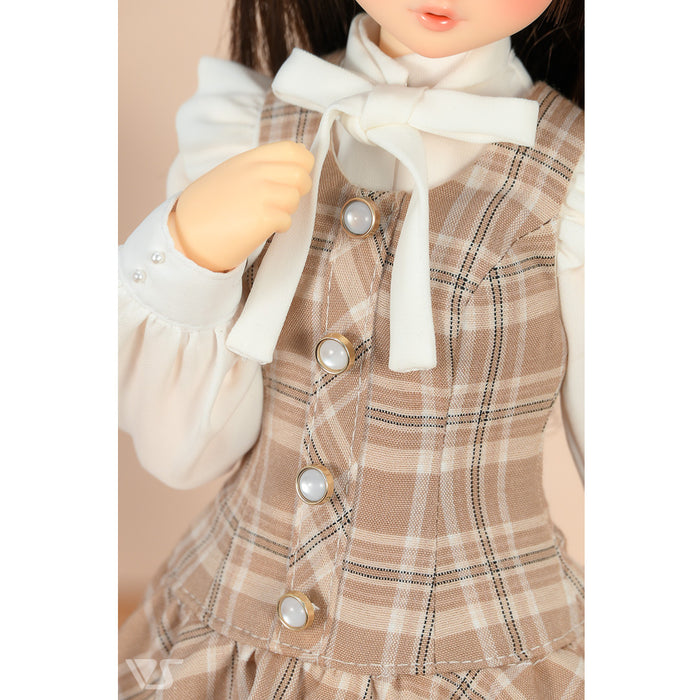 Plaid Dress Set / Mini (Mocha)