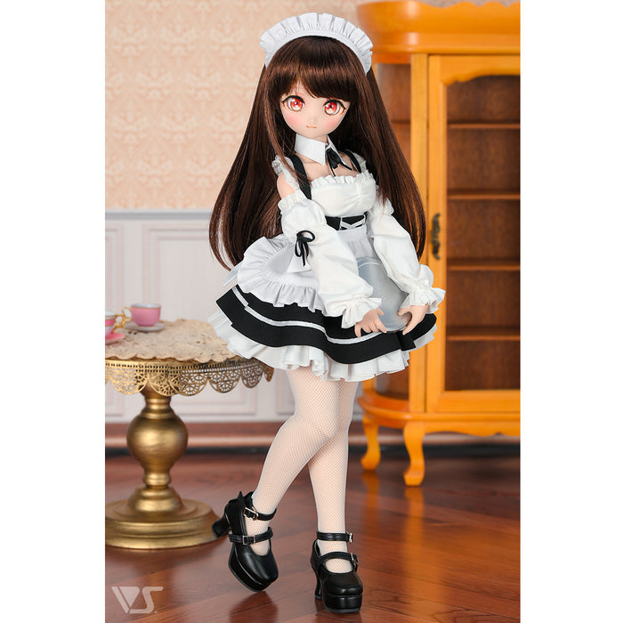 Suspender Lace-up Skirt Set / Mini (Black)