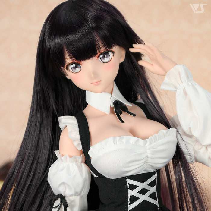 Suspender Lace-up Skirt Set (Black)