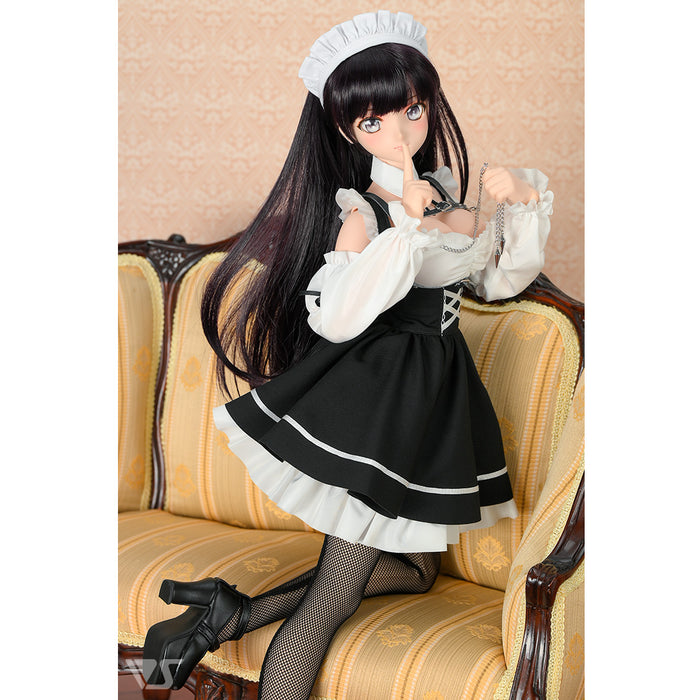Suspender Lace-up Skirt Set (Black)