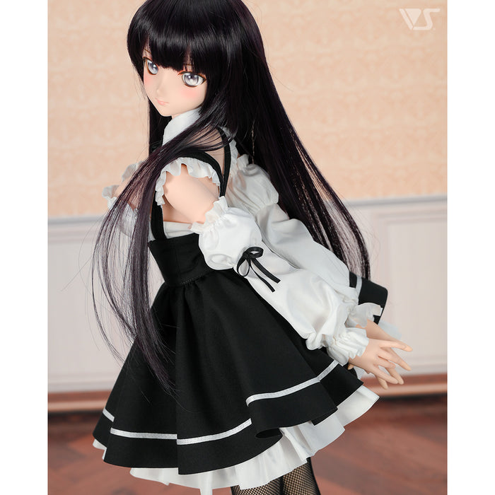 Suspender Lace-up Skirt Set (Black)