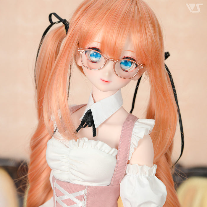 Suspender Lace-up Skirt Set (Pink)