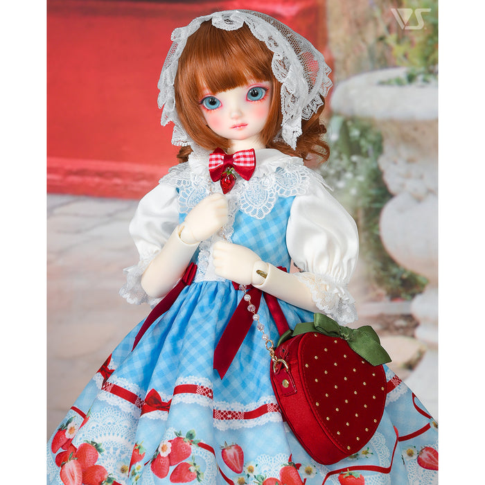 Strawberry Satin Shoulder Bag