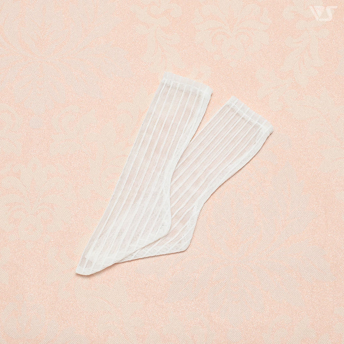 SDGrB~SD17B Sheer Socks (White)