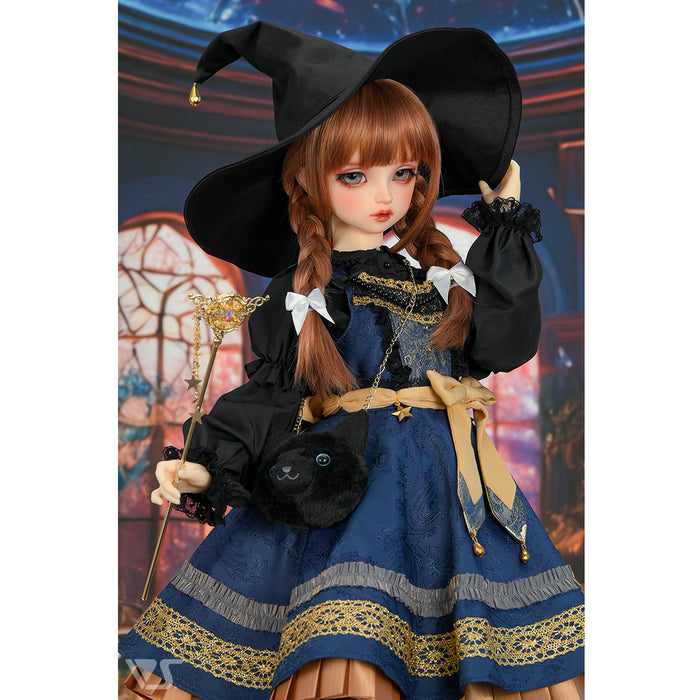 Moon Drop Wizard Hat (Black)