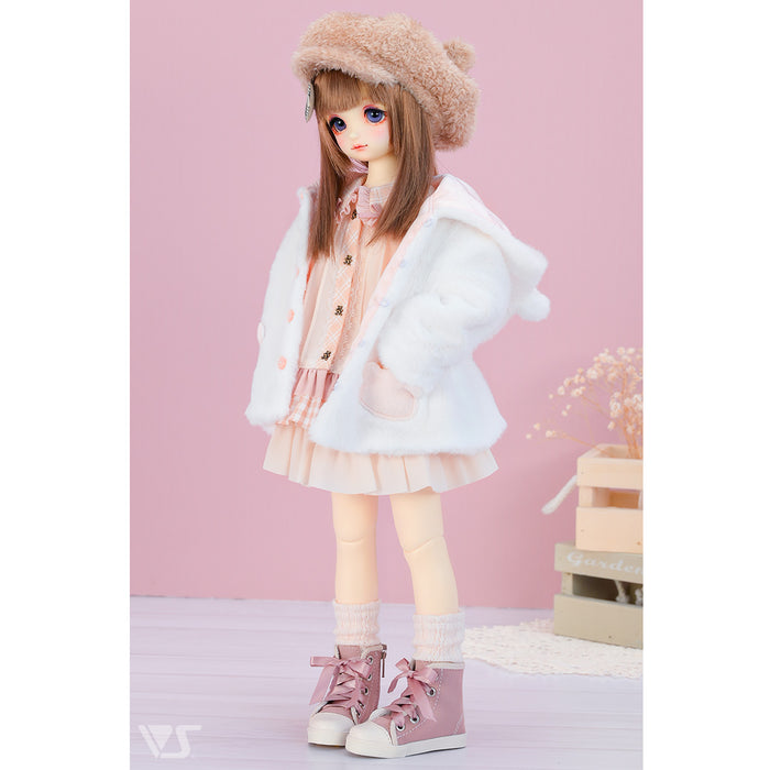 Bear Ears Coat / Mini (Strawberry Milk)