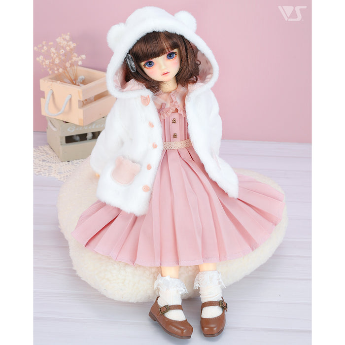 Bear Ears Coat / Mini (Strawberry Milk)