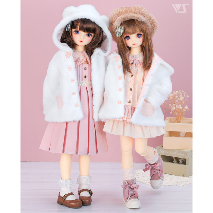 Bear Ears Coat / Mini (Strawberry Milk)