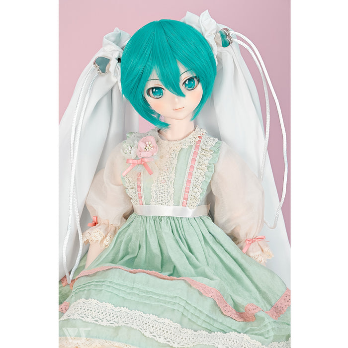 Dollfie Wig Silk Hair Cap (Long / White)