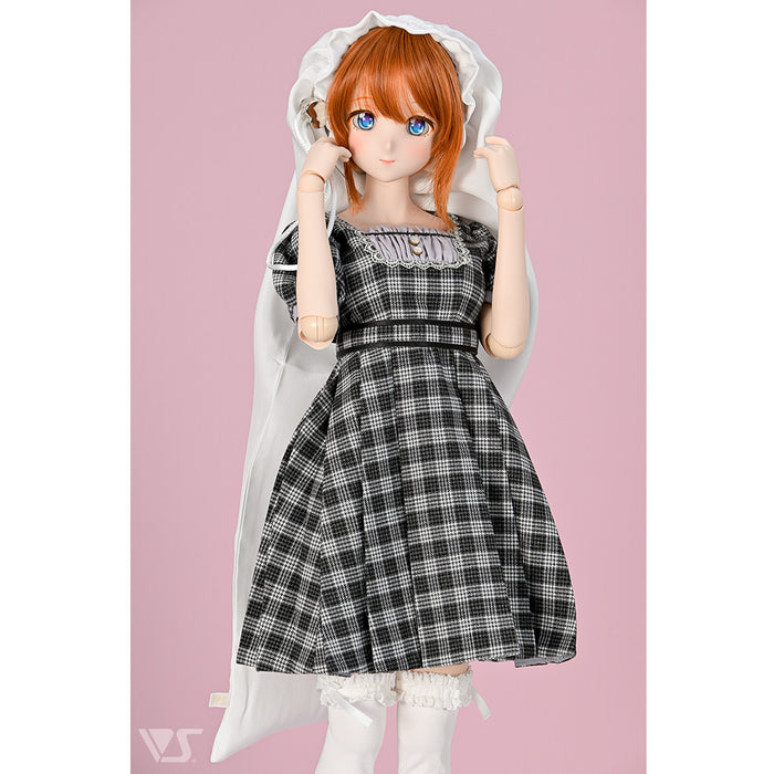 Dollfie Wig Silk Hair Cap (Long / White)