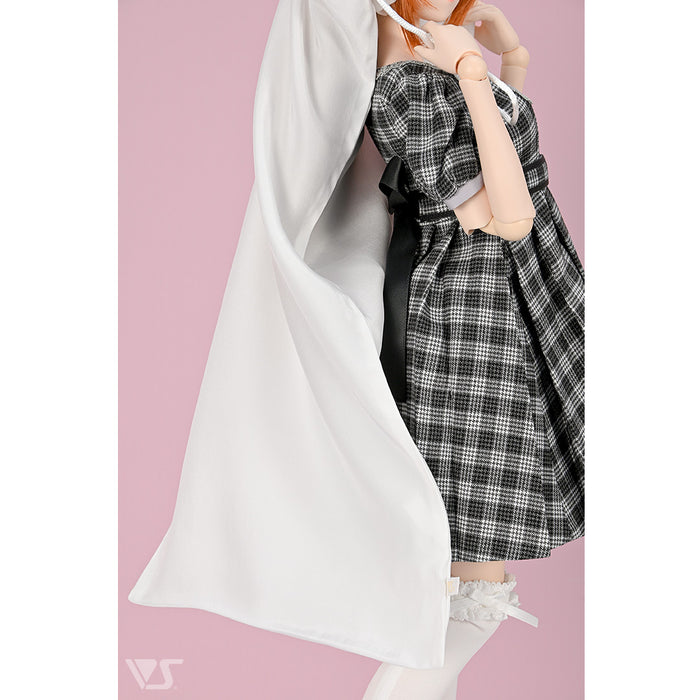 Dollfie Wig Silk Hair Cap (Long / White)