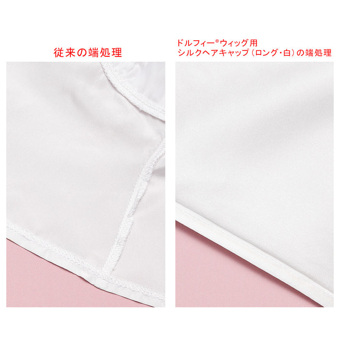 Dollfie Wig Silk Hair Cap (Long / White)