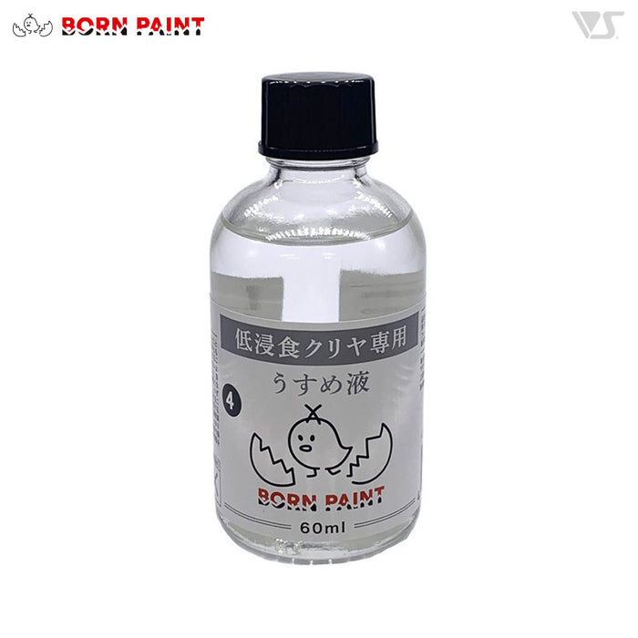 Born Paint 004 Ultra-Low Erosion Clear Thinner 60ml