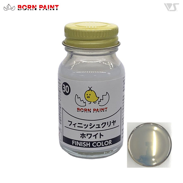 Born Paint 030 Finish Clear Color White 30ml