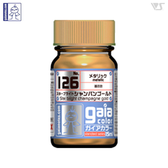 Gaia Metallic Color 126 Star Bright Champagne Gold