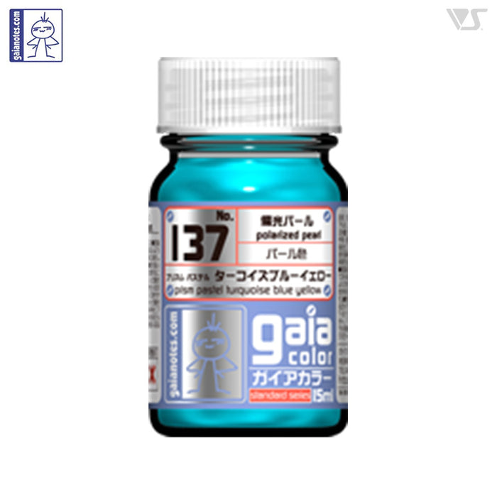 Gaia Prism Color 137 Prism Pastel Turquoise Blue Yellow
