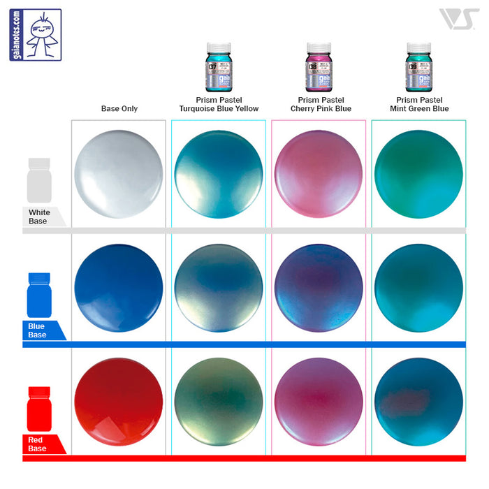 Gaia Prism Color 138 Prism Pastel Cherry Pink Blue