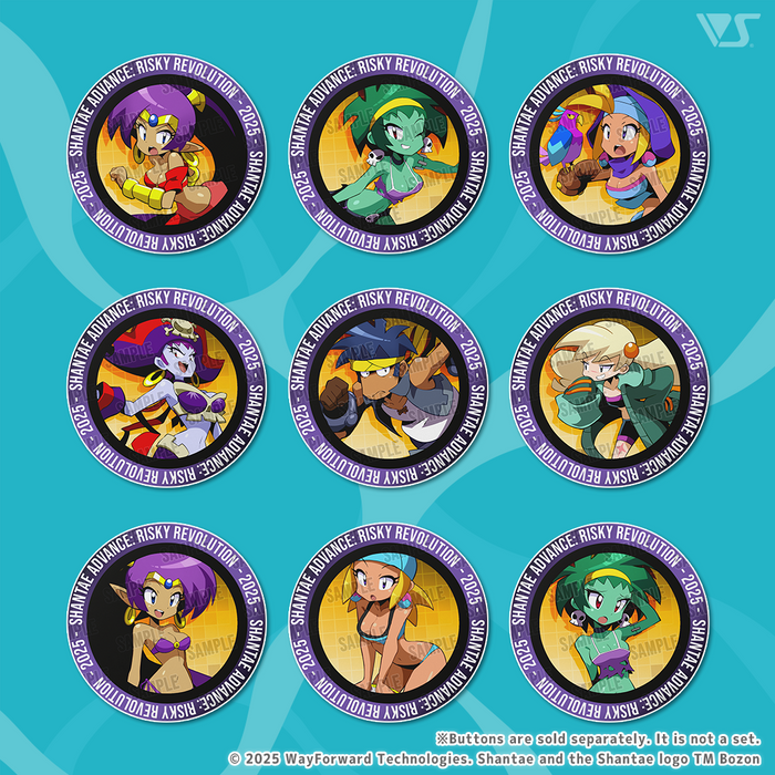 Shantae Series 2.25" Button Pin