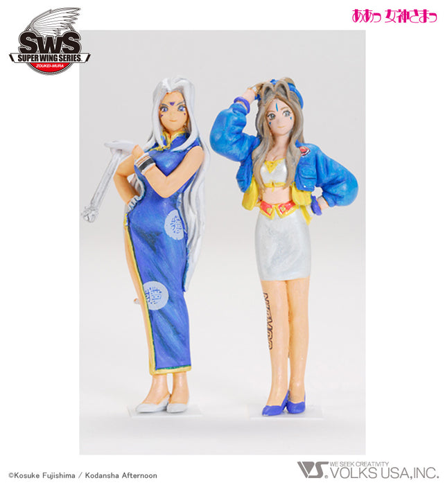 1/32 Belldandy & Urd Race Queen Version Figures