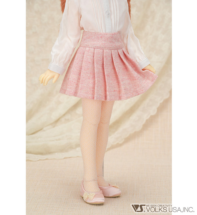 Pleated Skirt / Mini (Pink)