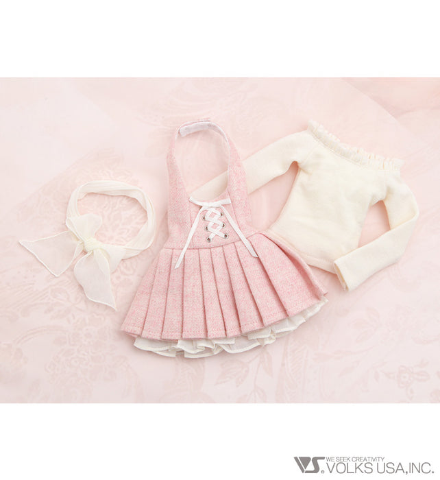 Halter-Neck Dress Set / Mini (Pink)