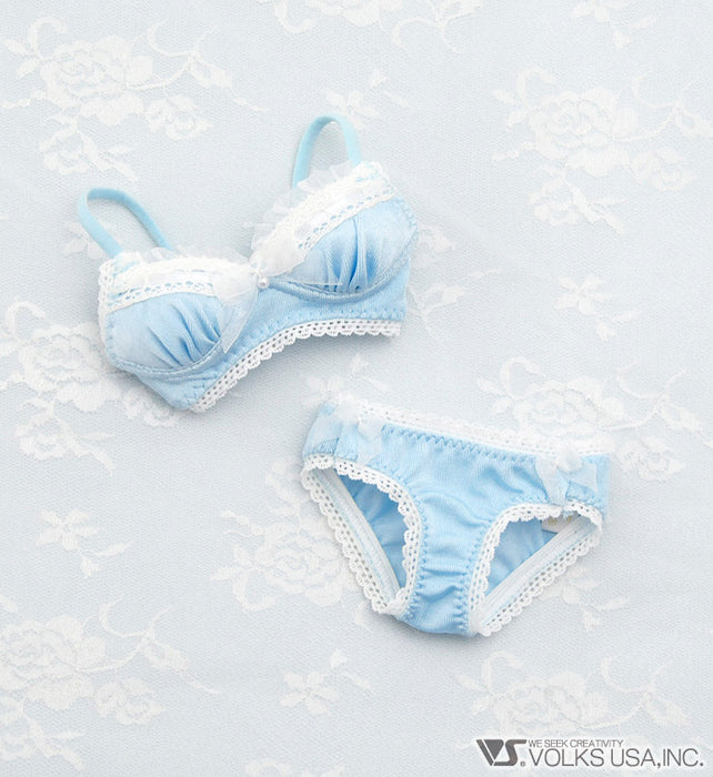 Lace Bra & Panties Set (Blue / SS-S Bust)