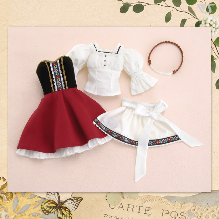 Red Folklore Set (with a Headband)