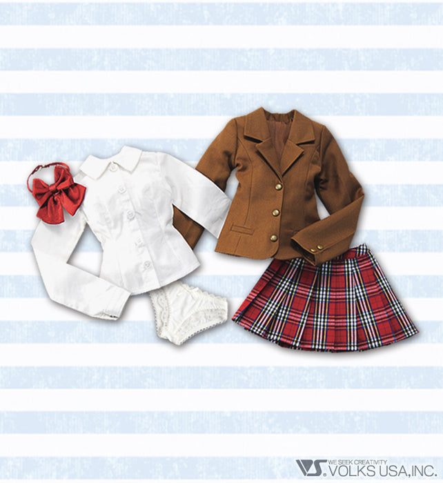 Blazer Uniform Set (Brown / SS-S Bust)
