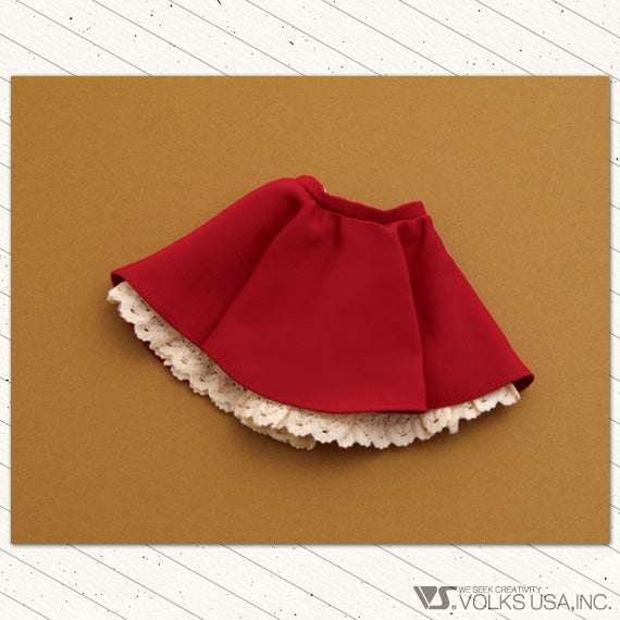 Flared Skirt / Mini (Red)