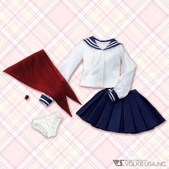 Sailor Uniform Set (Navy Blue / S-SS Bust)