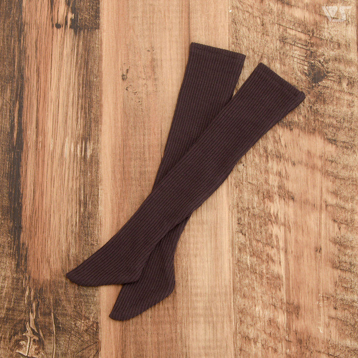SD Socks (Charcoal Brown / Ribbed)