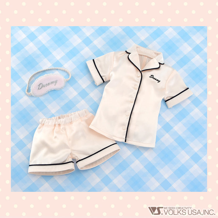 Satin Pajamas Set (Ivory)