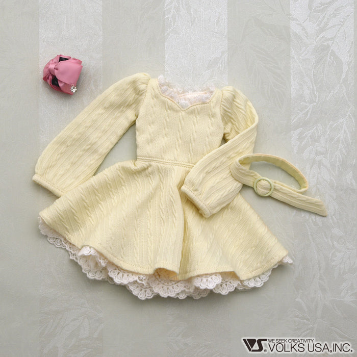 Ivory Knit Dress Set / Mini