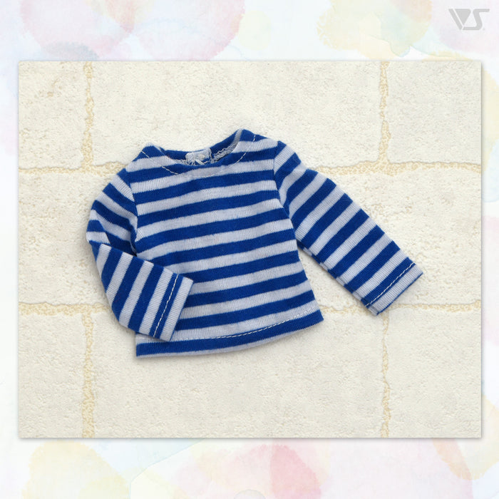 Long Sleeve T-shirt / Chibi (Blue Stripes)