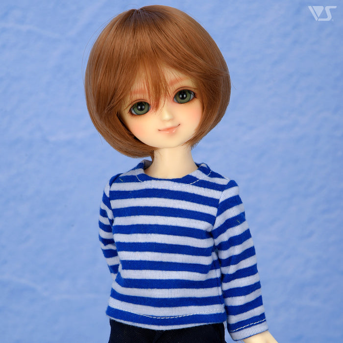Long Sleeve T-shirt / Chibi (Blue Stripes)