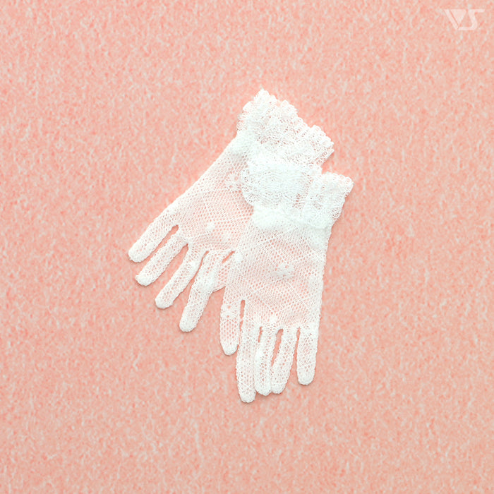 Lace Gloves (White)