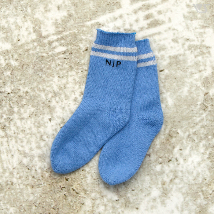 NJP Stripe Logo Socks (Blue)