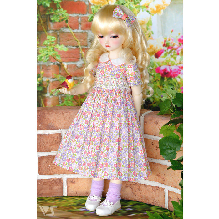 Smocked Dress (Purple Pink)