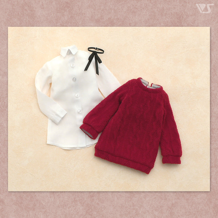 Sweater Dress Set / Mini (Bordeaux)