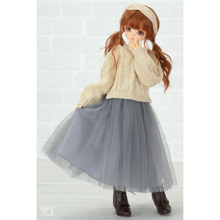 Loose Sweater & Tulle Skirt Set / Mini