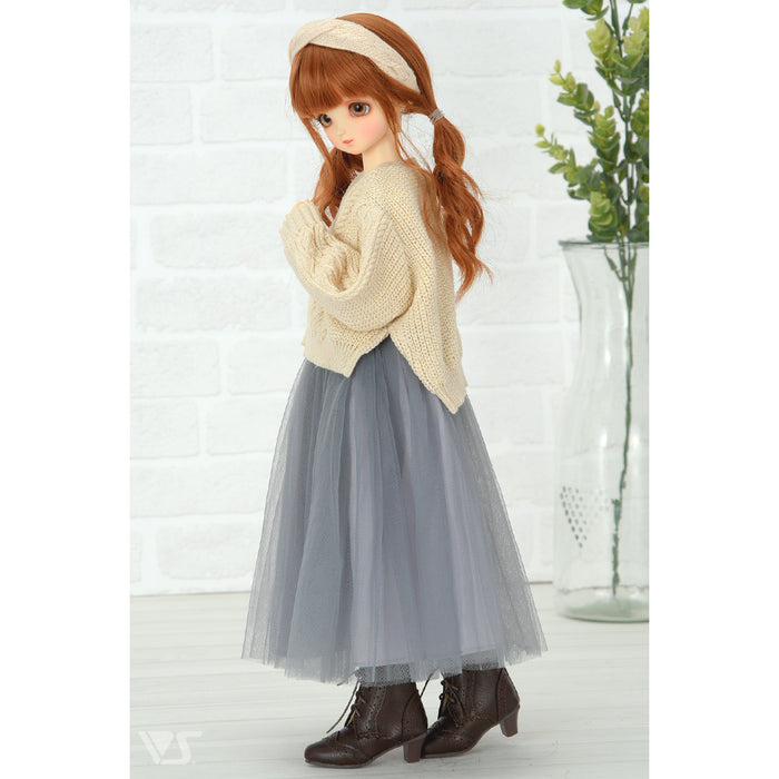 Loose Sweater & Tulle Skirt Set / Mini